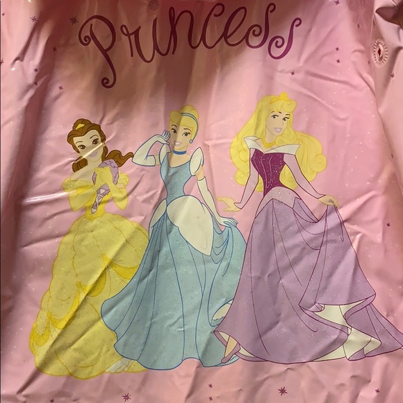 Disney Jackets & Coats Girls Pink Disney Princess Rain Jacket